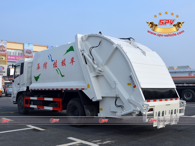 10,000 Litres Dongfeng kingrun compactor garbage truck